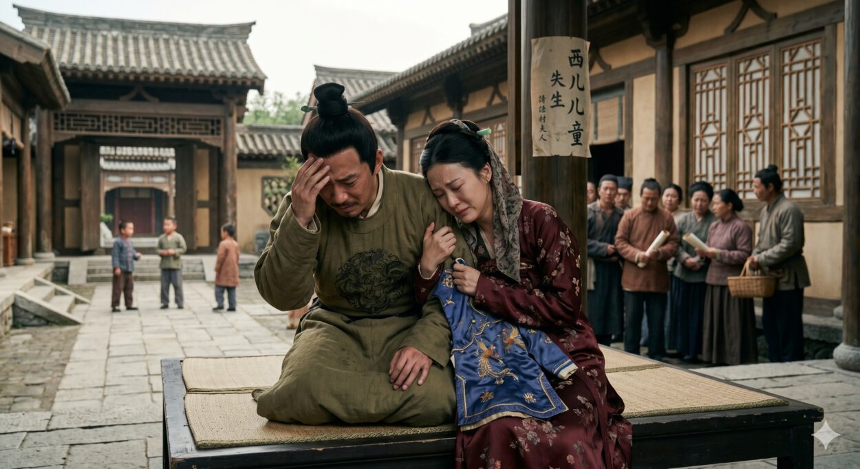 Despite frantic searching, posted notices, and days spent calling out for him, no trace of the child could be found. Grief weighed heavily upon Lü Yu and his wife.