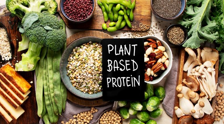 Peas are one of many sources of plant-based proteins.