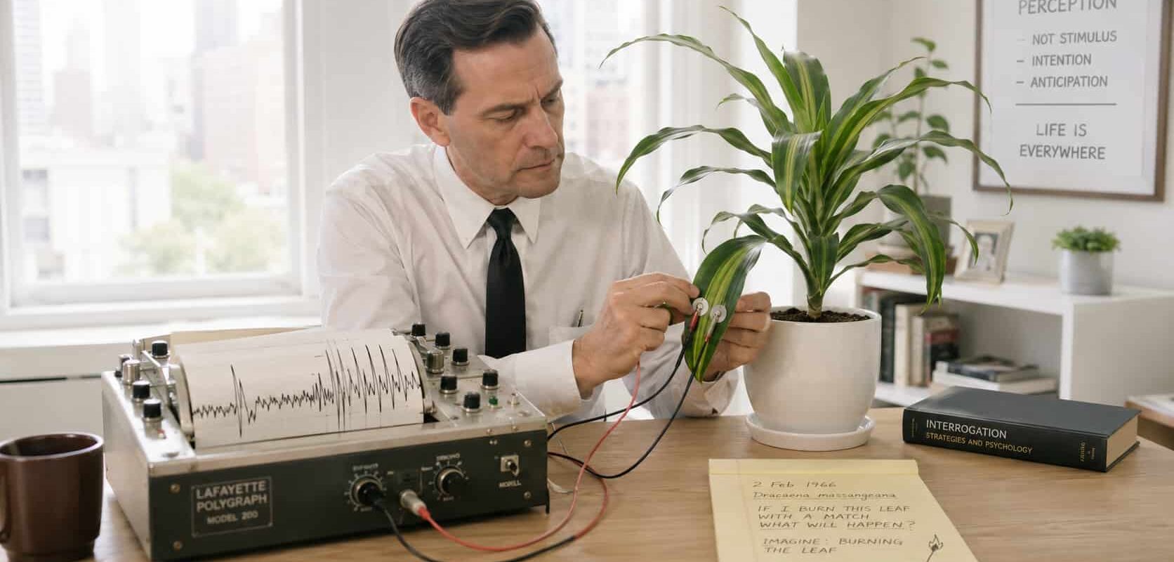 Plant intelligence is a very well researched subject. Backster spent the rest of his life trying to demonstrate that plants could read intentions.