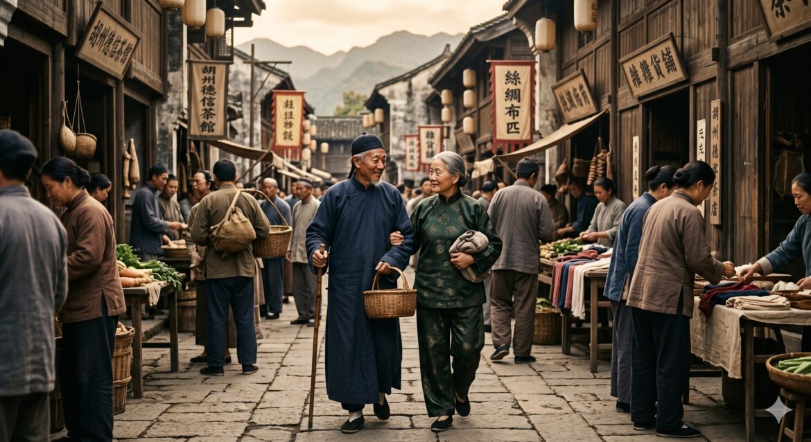 An old couple.