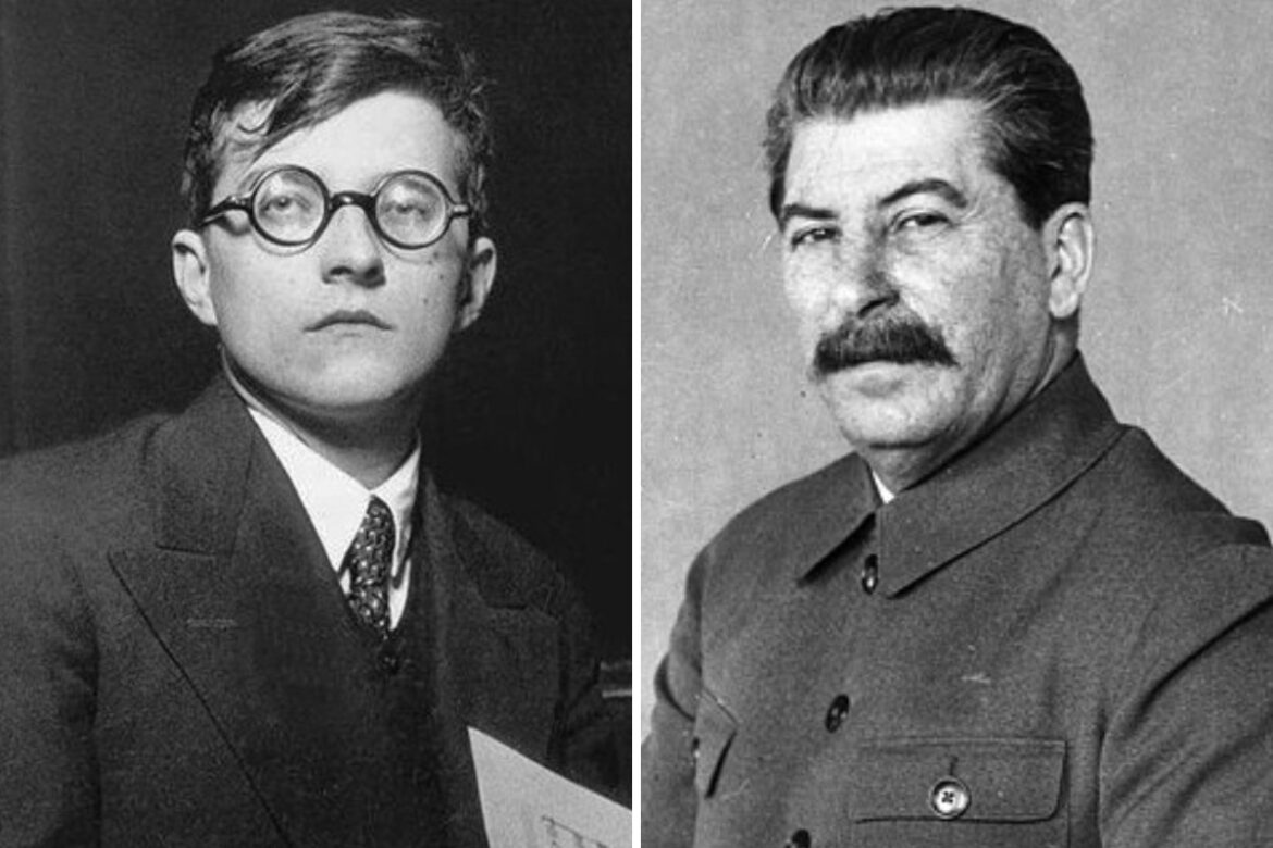 Shostakovich and Stalin.