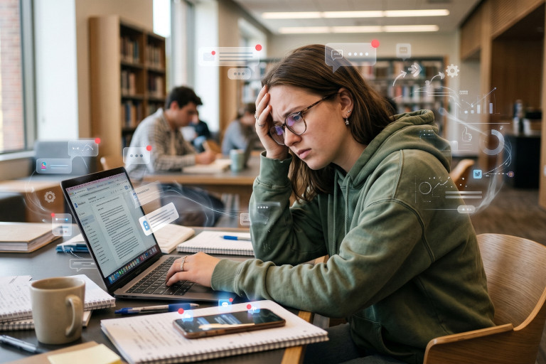 Gen Z is being urged to embrace AI even as algorithms increasingly shape their choices, attention, and ability to learn independently.