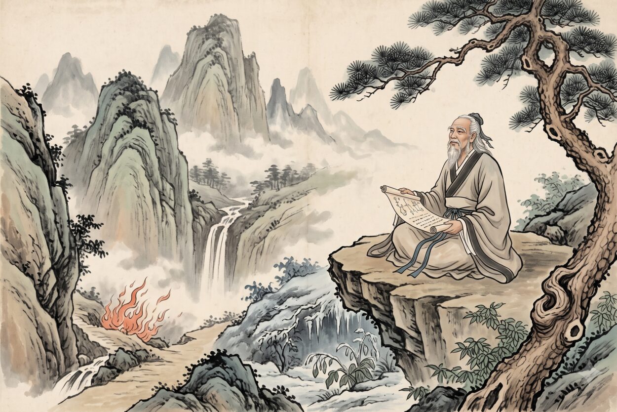 Sun Simiao concluded that Heaven and humanity strictly share the same fundamental principles, explaining that when the body’s natural balance is disrupted, disease inevitably arises.