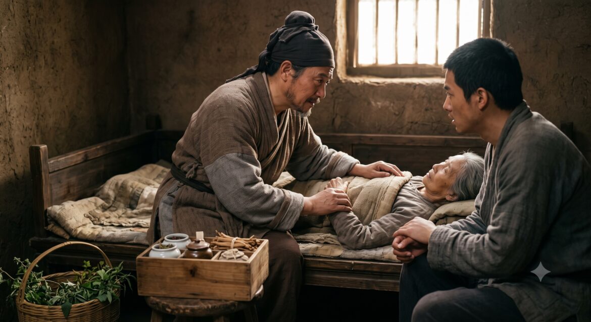 Hua Tuo treating a patient.