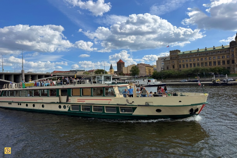 A sightseeing cruise along the Vltava River offers a relaxing way to admire Charles Bridge, its towers, and Prague’s historic waterfront from the water.