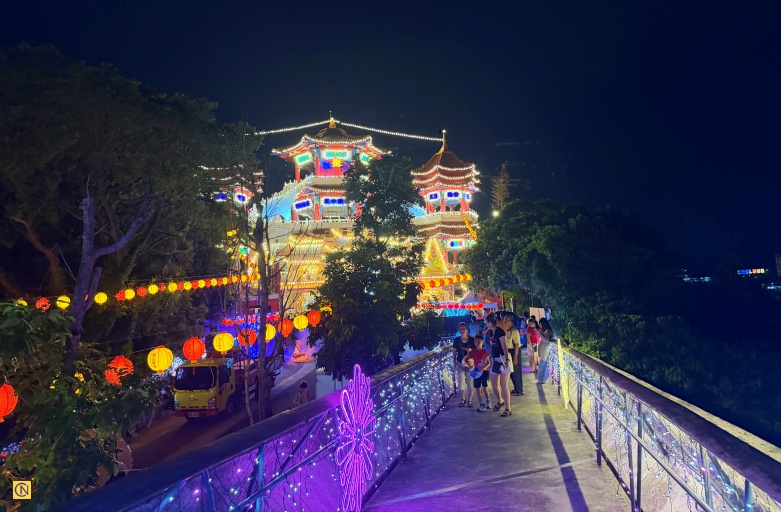 Keelung Mid-summer Ghost Festival in Taiwan.