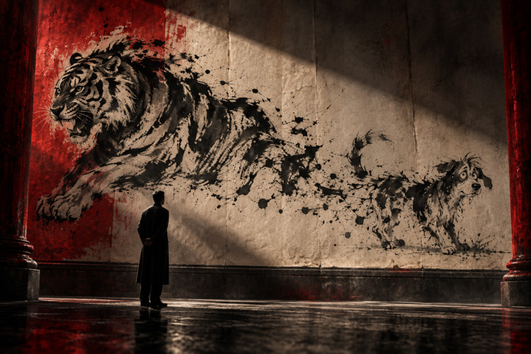 The traditional saying 'trying to draw a tiger but ending up with a dog' was reportedly used to mock Xi Jinping’s attempts to imitate Mao Zedong.