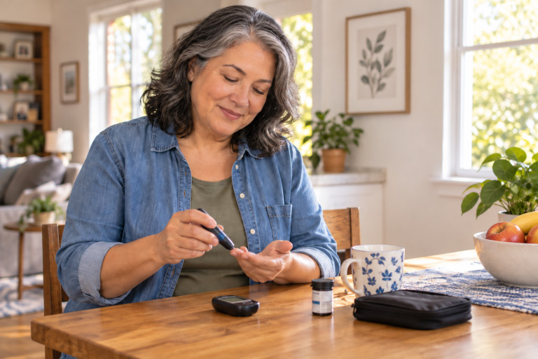 Regular aerobic exercise can improve long-term type 2 diabetes blood sugar control and lower HbA1c, which reflects average blood glucose over the previous two to three months. 