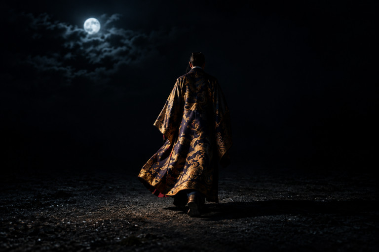 Xiang Yu compared achieving wealth and honor without returning home to wearing magnificent robes while walking unseen in the night.