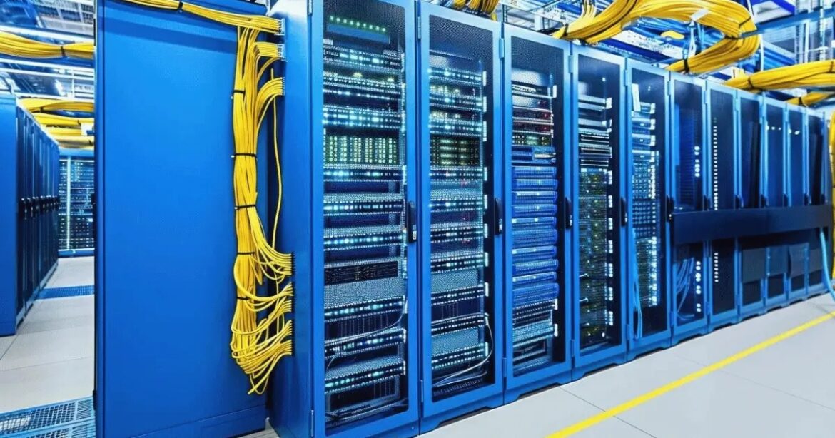 A data center.