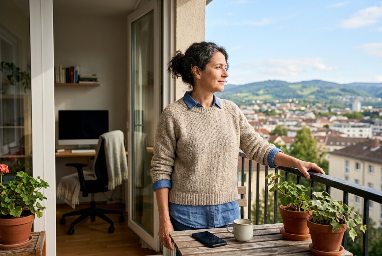 Whenever you can, put the phone down, get up, walk around, look outside, and let your eyes — and your mind — focus on something other than a glowing rectangle.