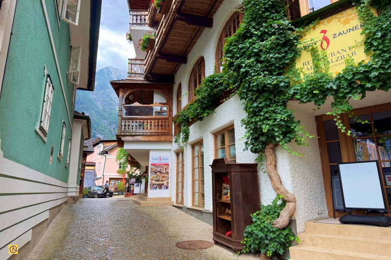 Hallstatt is a picturesque lakeside village nestled in the Austrian Alps.