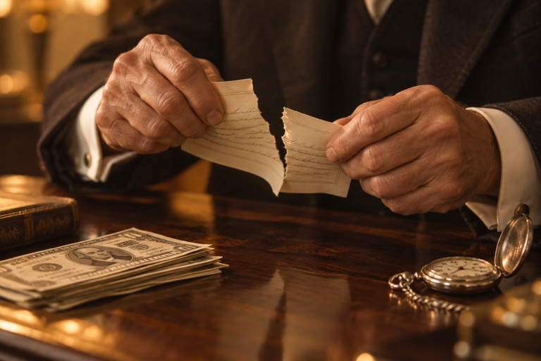 According to a widely told anecdote, Ignacy Paderewski tore up the students' promissory note and agreed to perform without payment, valuing their love of music over financial gain.