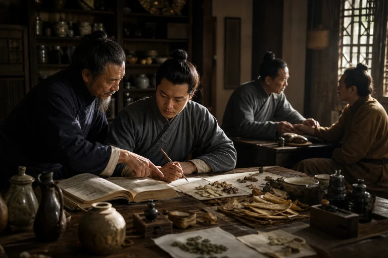 Ye Tianshi inherited a rich medical tradition through his family heritage.