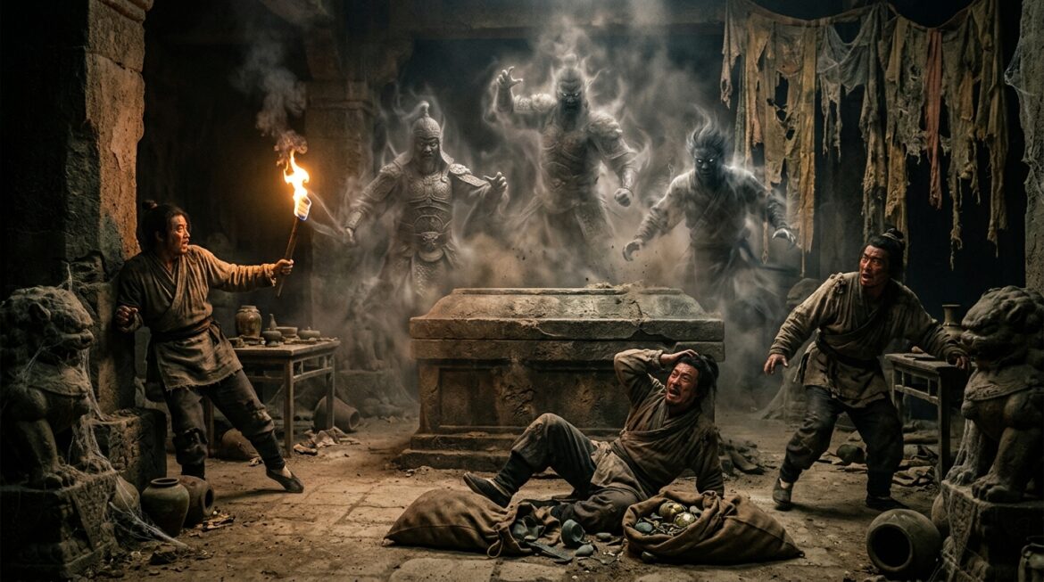 Tomb raiders and ghosts.